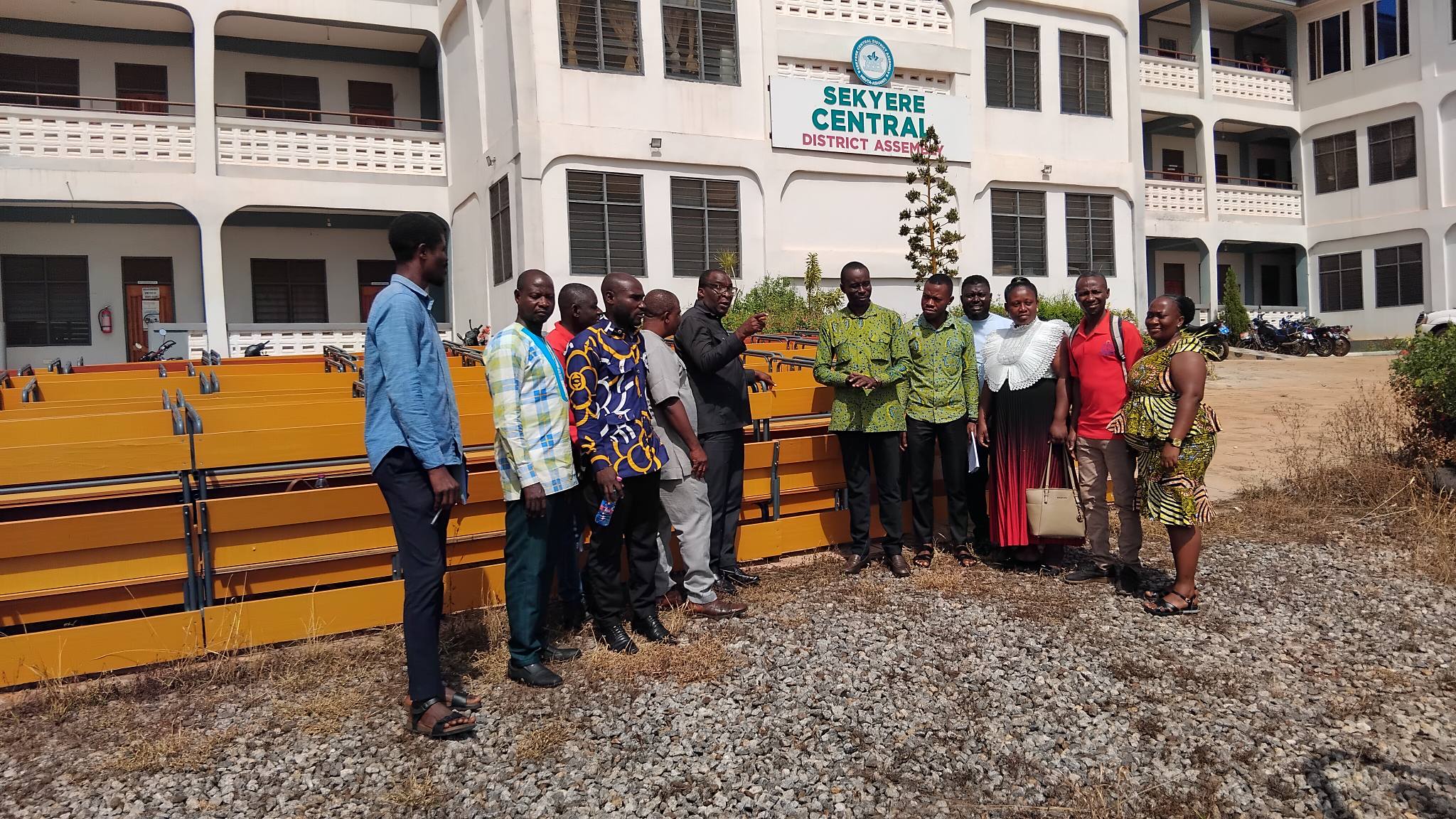 DCE PRESENTS CLASSROOM FURNITURE TO DISTRICT EDUCATION DIRECTORATE